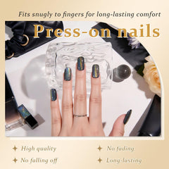 evpct conjunto manicura completo con herramientas y uñas