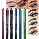 evpct delineador azul oscuro brillante para delineado intenso y duradero