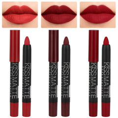 evpct delineador labial rojo oscuro, definición intensa y versátil.