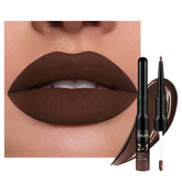 evpct delineador labial chocolate marrón oscuro, delineado preciso y duradero