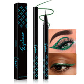 evpct delineador liquido brillo esmeralda para look preciso todo el dia.