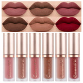 evpct labial líquido mate conjunto de 6 piezas para estilos versátiles durante todo el día.