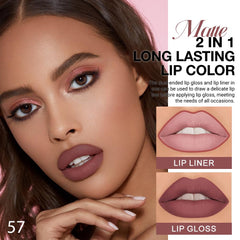 evpct labial líquido tintado rojo mate aporta color intenso y acabado duradero.