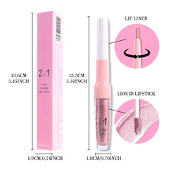 evpct lipset aplicador doble, aplicación suave para labios definidos