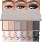 evpct paleta sombras neutras ahumadas de 6 tonos para realzar ojos