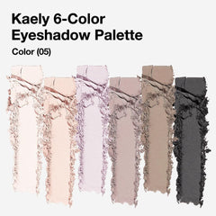 evpct paleta sombras neutras ahumadas con transición suave y pigmentos