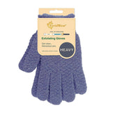 Guantes exfoliantes Evridwear de textura doble para ducha, exfolian suavemente la piel
