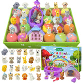 Excalla bombas de baño para niños con juguetes sorpresa dentro, ideal para hacer la hora del baño divertida.