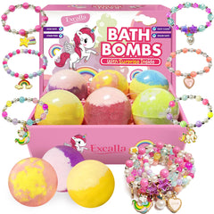Excalla bomba de baño con seis fragancias únicas para niñas.