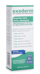 Exederm Champú para eczema, cuidado suave diario alivia irritación en cuero cabelludo sensible