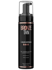 Existing Beauty Bronze Tan Mousse: guía de color para mezcla precisa y acabado uniforme.