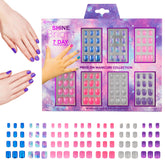 Conjunto Expressions de uñas postizas para 7 días con diseños variados.