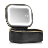 Extrei Gent bolso maquillaje mini con espejo LED para retoques rápidos