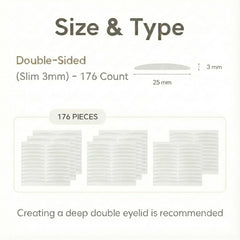 Eye Charm Magic Slim: cinta adhesiva invisible de 3 mm para fijar párpados.