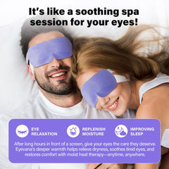 Eyevana mascarilla ocular caliente auto-calentable para uso diario
