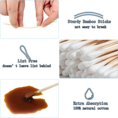Caja de almacenamiento reutilizable de Eyxformula para ordenar los hisopos.