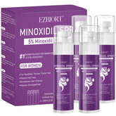 EZBIORT 5% Minoxidil spray bottle for women supports thicker hair.