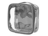 EzPacking bolsa transparente TSA 3-1-1 frontal para organizar líquidos en cabina.