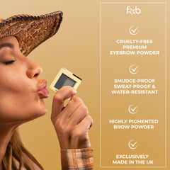 Fab Brows Lux Eyebrow Kit Refill Powder cejas definidas con tono suave