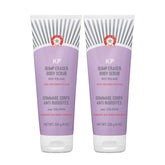 FAB exfoliante corporal KP Bump Eraser, frasco visible para piel suave y uniforme