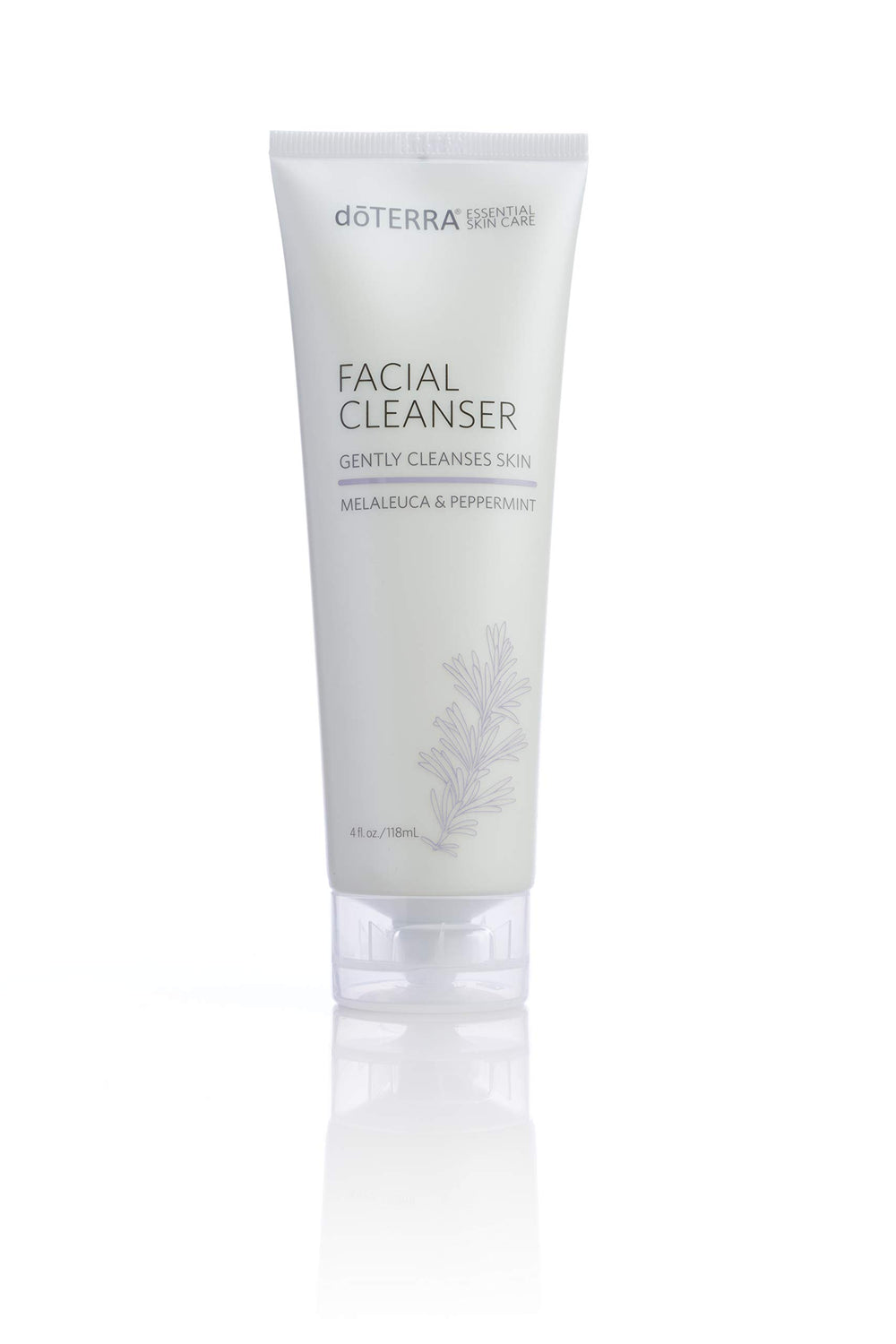 doTERRA Facial Cleanser bottle-pump purifies skin and leaves it refreshed.