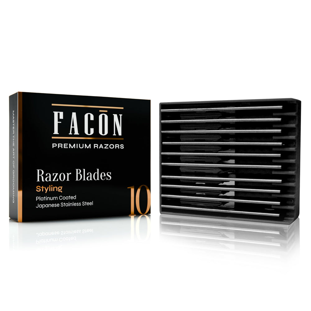 FACON: hojas profesionales de precisión, diez piezas para cortes limpios.
