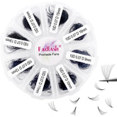 FADLASH 1000 fans prearmadas con 10D-0,07D y 9–16 mm para volumen rápido y uniforme