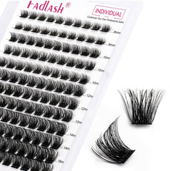 Pestañas FADLASH: conjunto de pestanas primer plano para aplicacion en casa