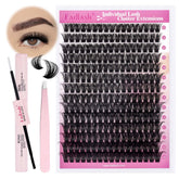 FADLASH DIY kit extensiones cluster D para un look natural.