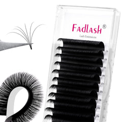 FADLASH Extensiones D Curl 0.07, 15-20mm para volumen natural y ligero.