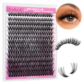 Pestanas FADLASH en racimos, rizo D, 12-18mm, para un look definido.