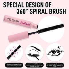 FADLASH diseño espiral 360 facilita aplicación precisa sin irritación.