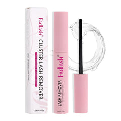 FADLASH remover para pestanas en grupo con cepillo espiral retira pegamento con cuidado.