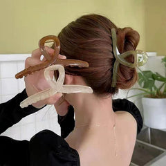 FAELBATY clip verde jade para pelo, estilo elegante con sujeción estable.