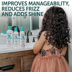 Fairy Tales Curly Q Spray Gel – flacon, frizz maîtrisé et coiffage précis.