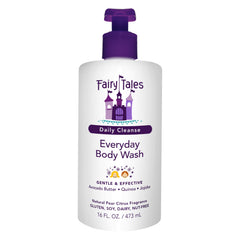 Fairy Tales Daily Cleanse, botella vertida, limpieza suave para piel sensible.