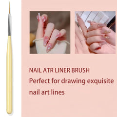 Faiteary pincel detallado uñas para trazos finos.