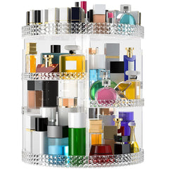 Famitree organizador maquillaje 360 giros para acceso rápido a cosméticos.