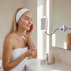 Miroir Fancii à lumière naturelle véritable pour un rendu fidèle.