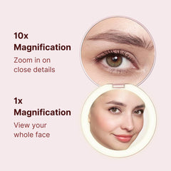 Fancii Taylor: espejo de 5 pulgadas sin distorsión para el rostro completo