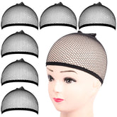 Gorra de malla negra Fandamei para cabello, mantiene orden y comodidad.