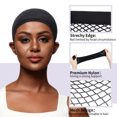 Cubrecap de nylon elástico de Fandamei, suave para uso prolongado