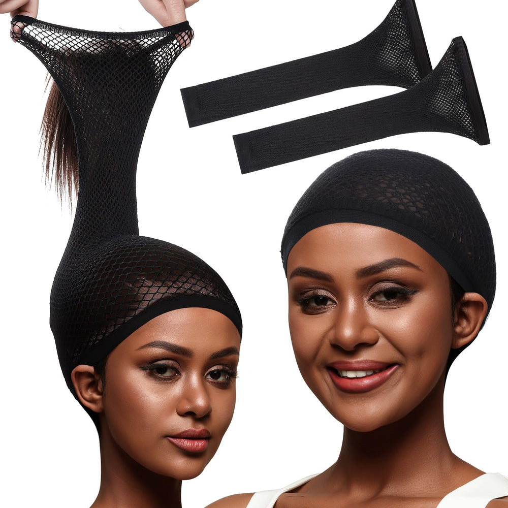 Fandamei cubrecap de 30 cm, doble capa para cabello largo y cómodo