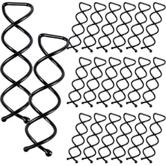 Fandamei horquillas espirales 20 piezas, conjunto seguro para peinados