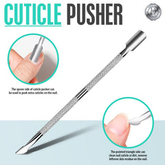 Lima cutículas ergonómica Fandamei para dar forma precisa.