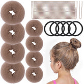 Fandamei molde moño donut extra pequeño para peinados rápidos