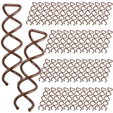 Pasador espiral FANDAMEI marrón para pelo; agarre seguro y cómodo.