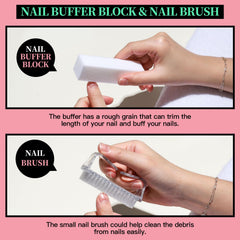 FANDAMEI: pulidores de uñas para un acabado suave y brillo.