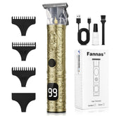 Cortapelos Fannas inalámbrica para hombres con diseño compacto