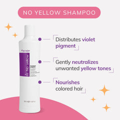 Mechas decoloradas con Fanola No Yellow para neutralizar amarillos.